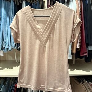 V Neck Detail Tshirt